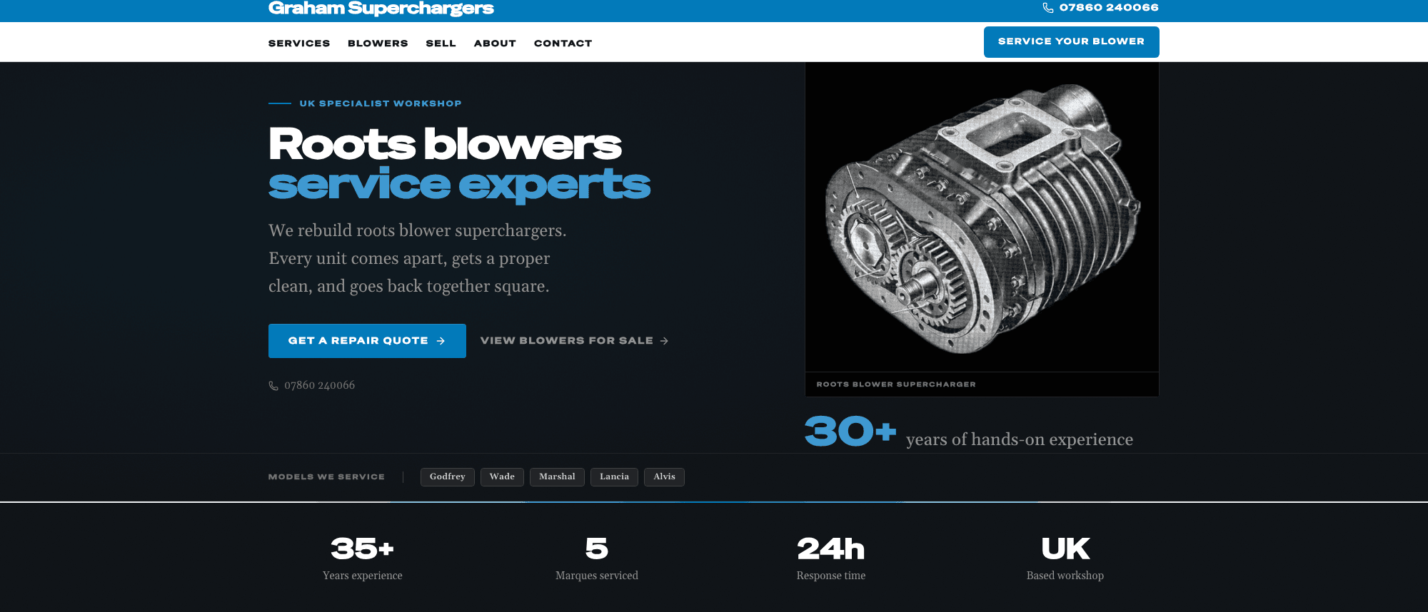 Graham's Superchargers — project cover